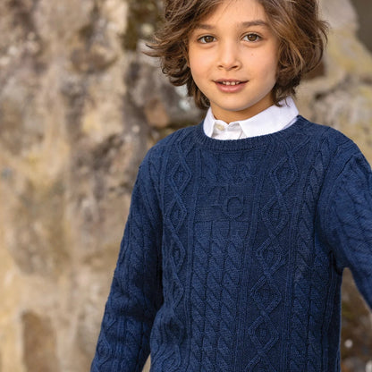 Cable Sweater - Marine