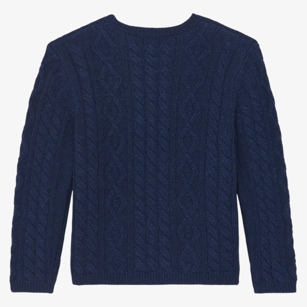 Cable Sweater - Marine