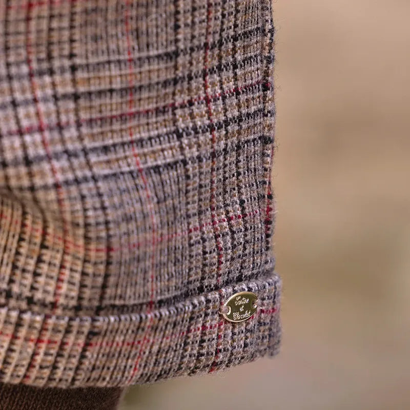 Plaid Shorts - Brun