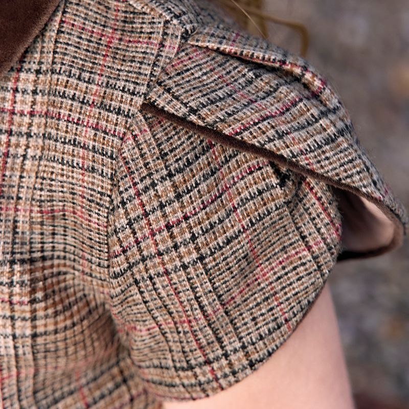 Plaid Dress - Brun