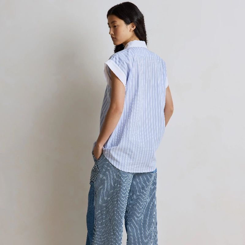 Stripe Shirt - Dusty Blue