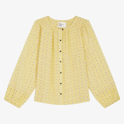 Dotted Print Shirt - Yellow
