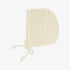 Chunky Knit Bonnet - Cream