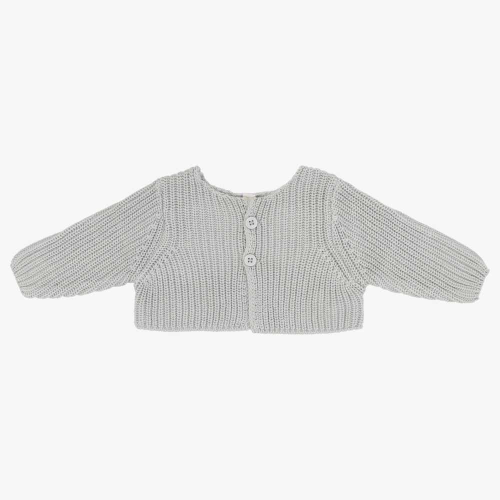 Chunky Knit Shrug - Powder Blue