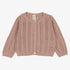 Crochet Knit Shrug - Dusty Pink