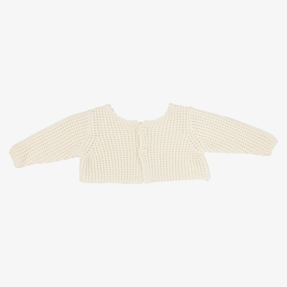 Chunky Knit Shrug - Cream