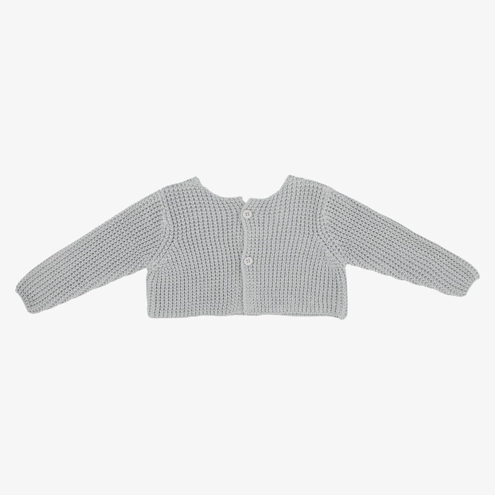 Chunky Knit Shrug - Pale Blue