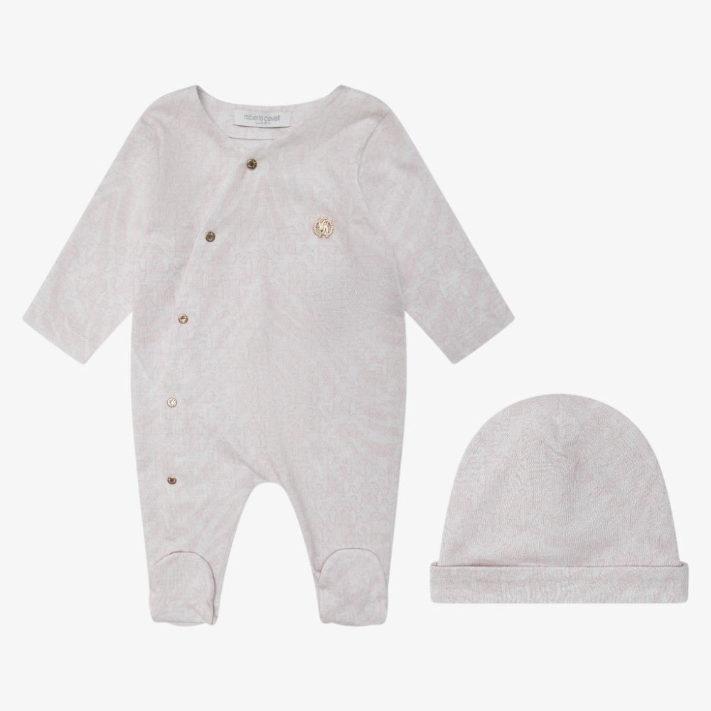Logo Footie And Hat - Rose