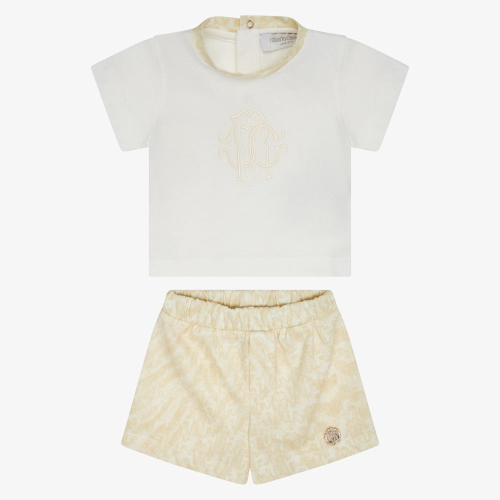 T-Shirt And Bermuda - White