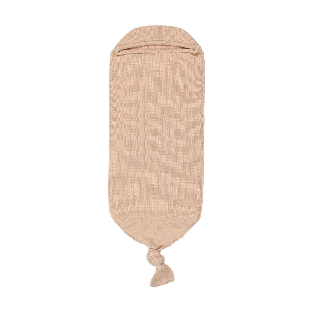 Peluche Ribbed Knit Cocoon - Rose
