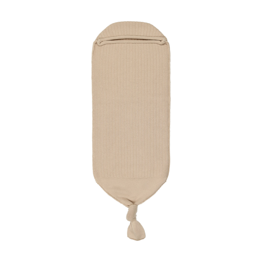 Ribbed Knit Cocoon - Tan