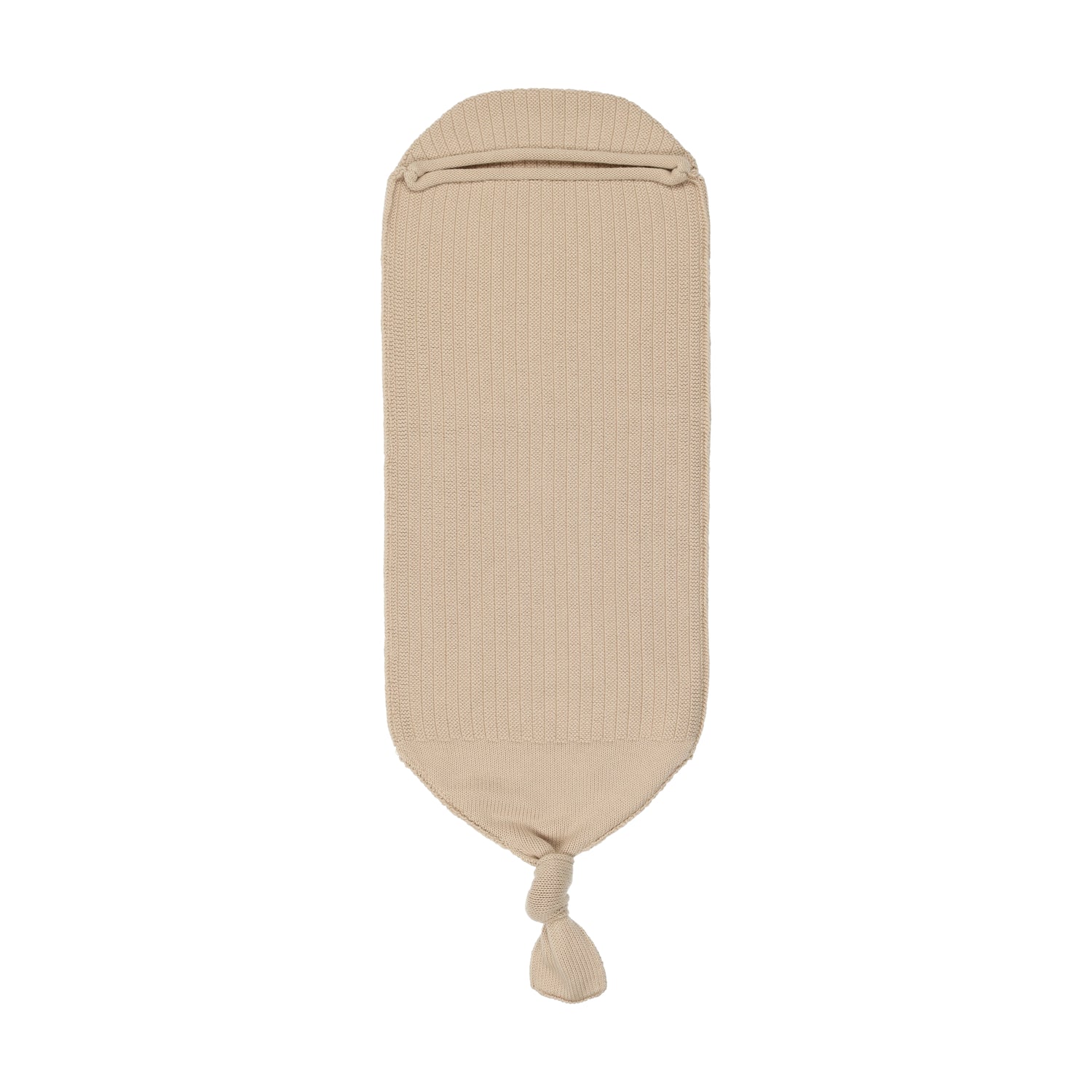 Ribbed Knit Cocoon - Tan