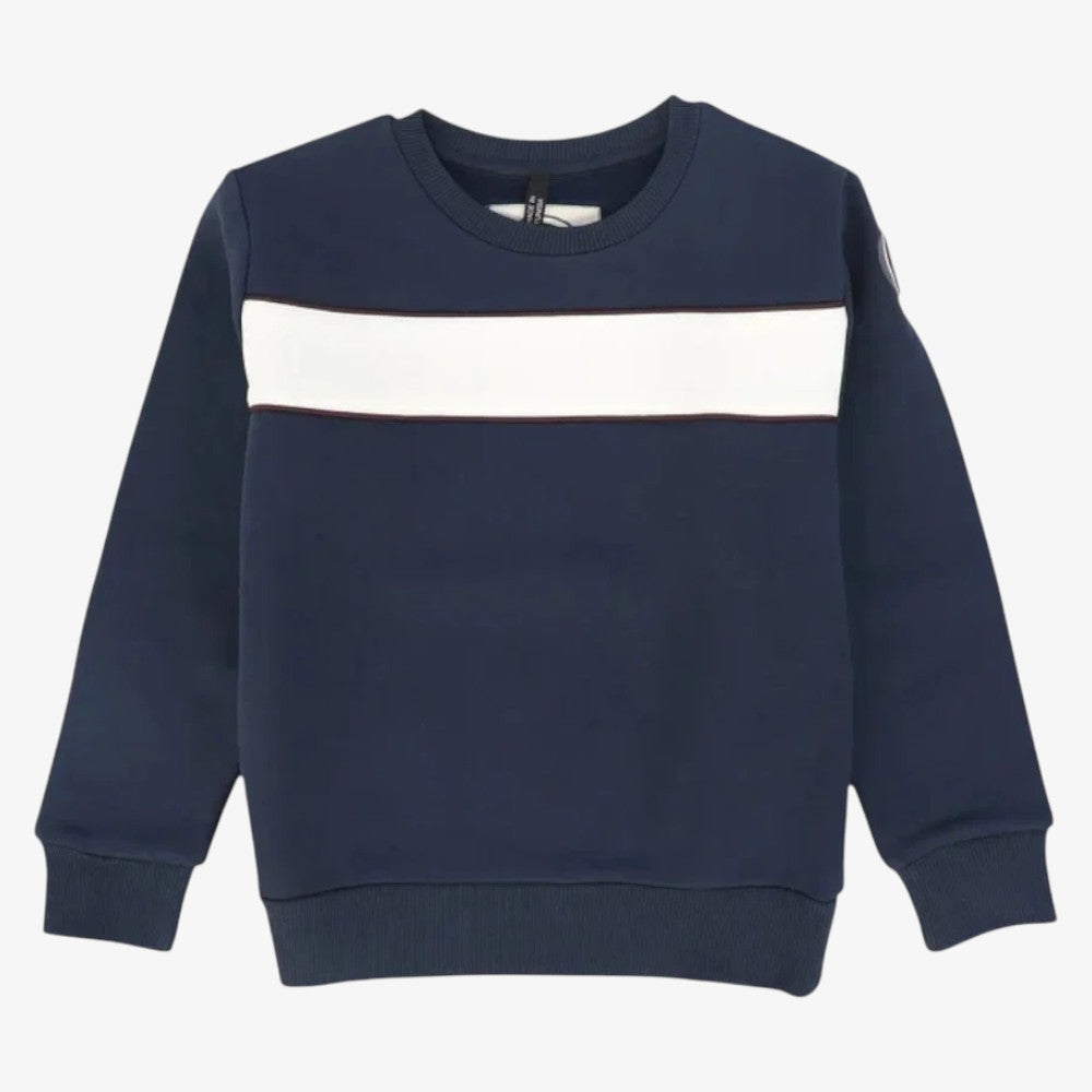 Piping Sweatshirt - Navy