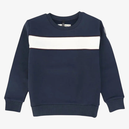 Piping Sweatshirt - Navy