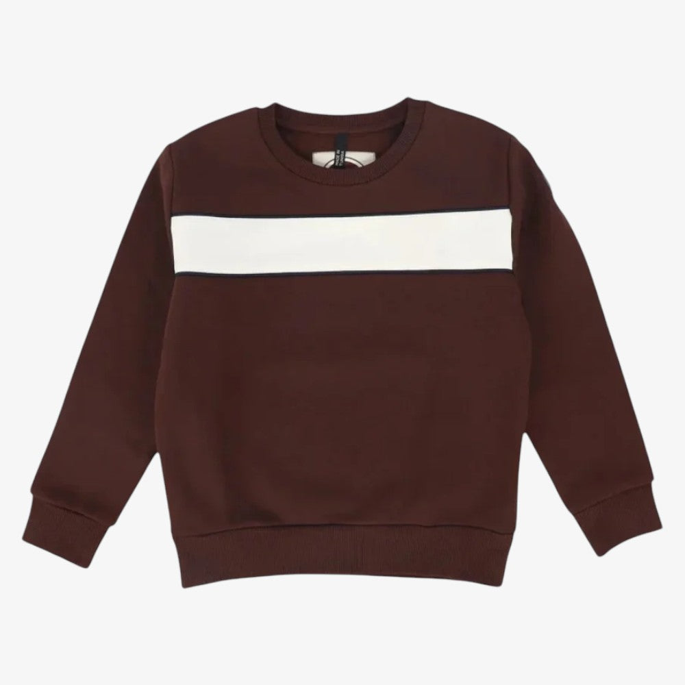 Piping Sweatshirt - Brick