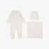 Cherry Print Take Me Home Set - Cream & Pink