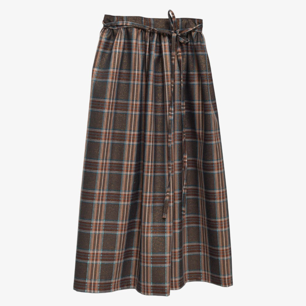 Cross Skirt - Plaid