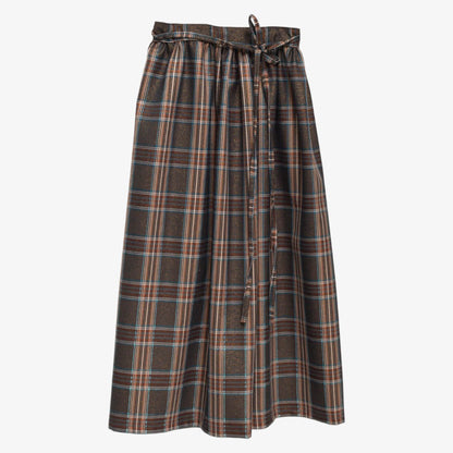 Cross Skirt - Plaid