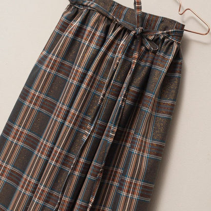 Cross Skirt - Plaid