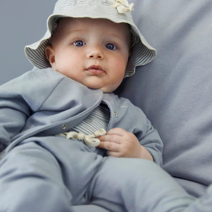 Raglan Cardigan - Stone Grey