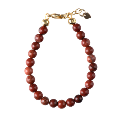 RED JASPER BEADS - Red