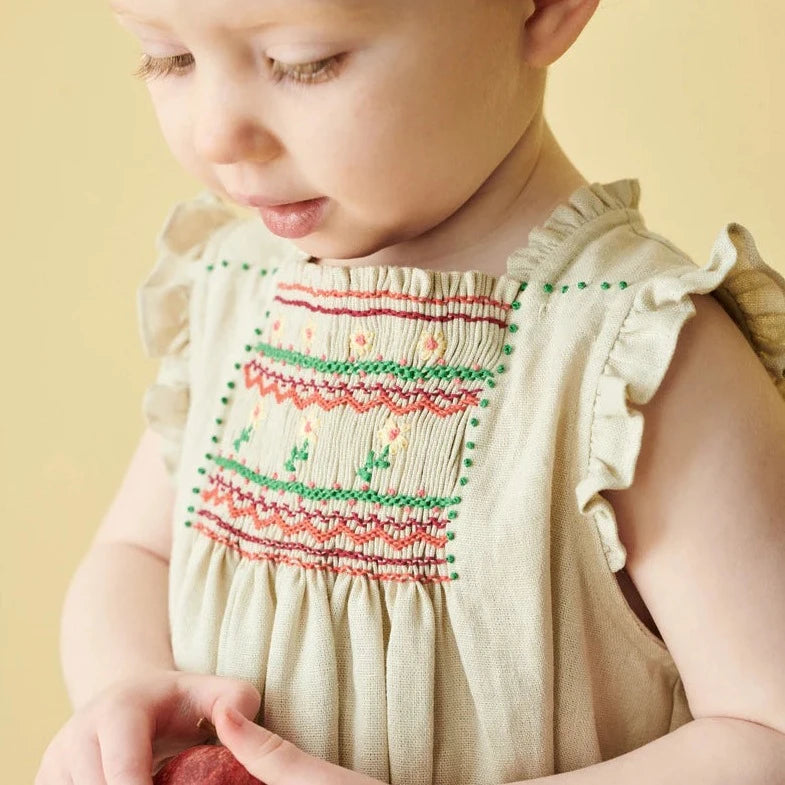 Moringa Blouse And Bloomer - Beige