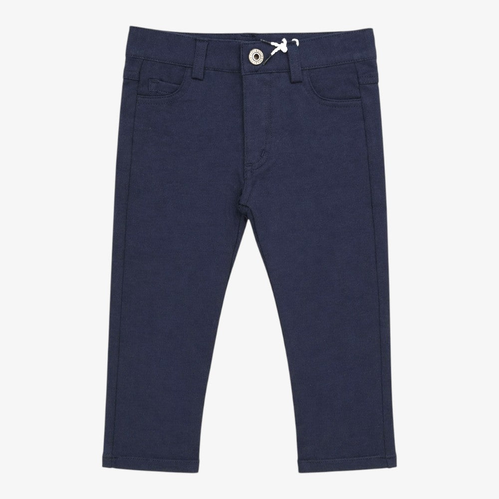 Slim Knit Pants - Navy