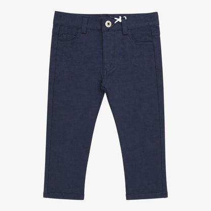 Slim Knit Pants - Navy