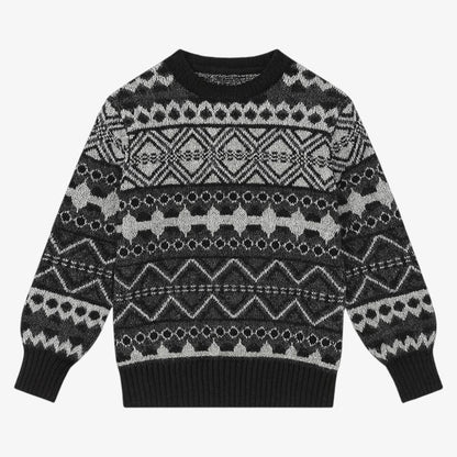 Roses Sweater - Multi Grey