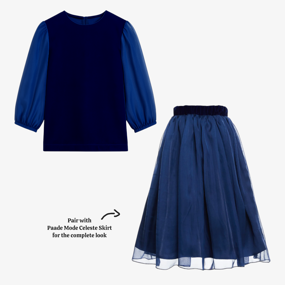 Aurora Blouse - Blue