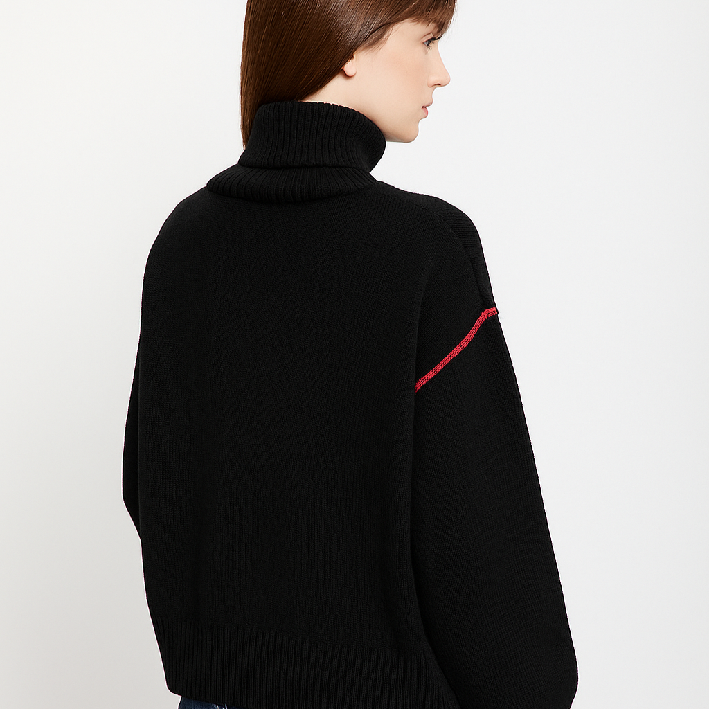 Pocket Sweater - Black