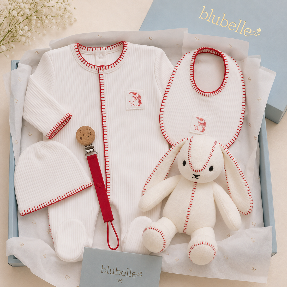 Toile Red Bunny Gift