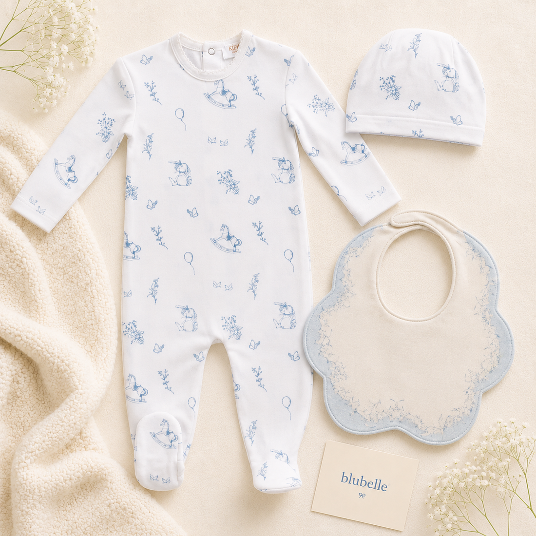 Toile Blue Gift