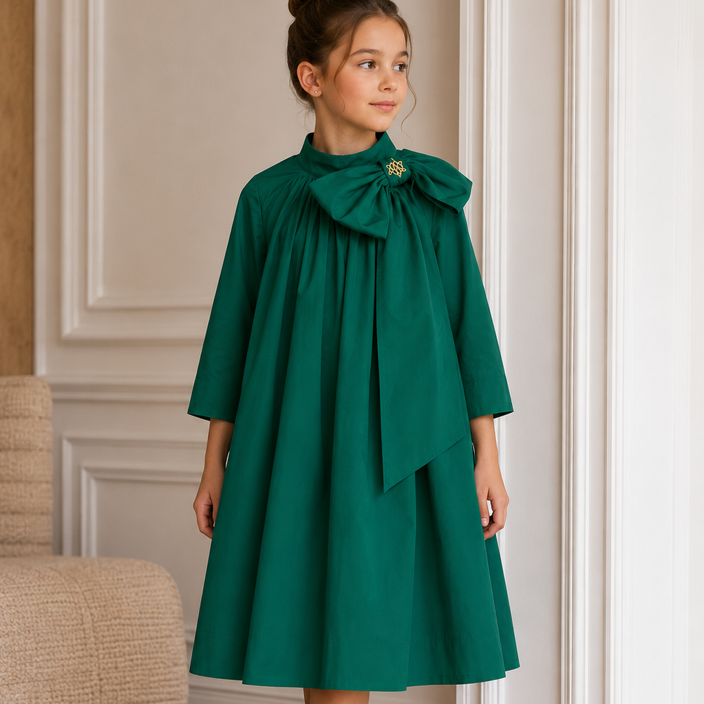 Tafetta Dress - Green