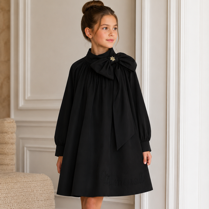 Tafetta Dress - Black
