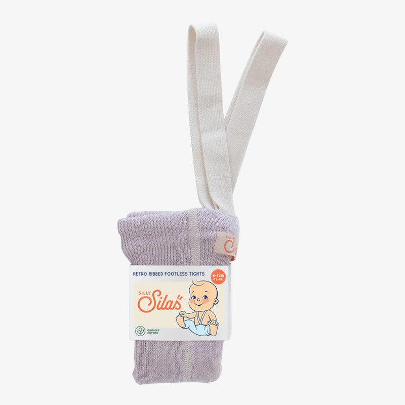 Footless Suspender T - Creamy Lavender