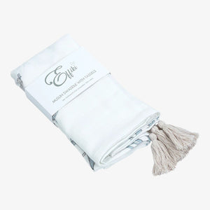 Muslin Swaddle With Tassels - Ballons