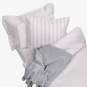 Quilted Cookies Bedding - Pink/gray