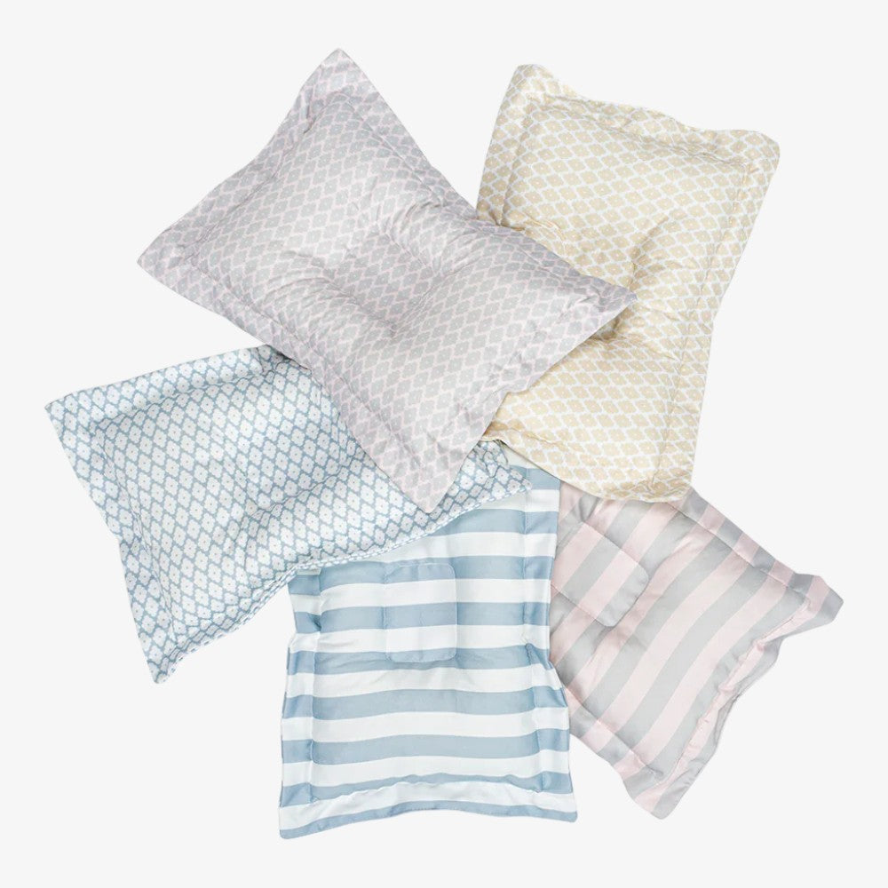 Ergonomic Pillow - Pink Stripes
