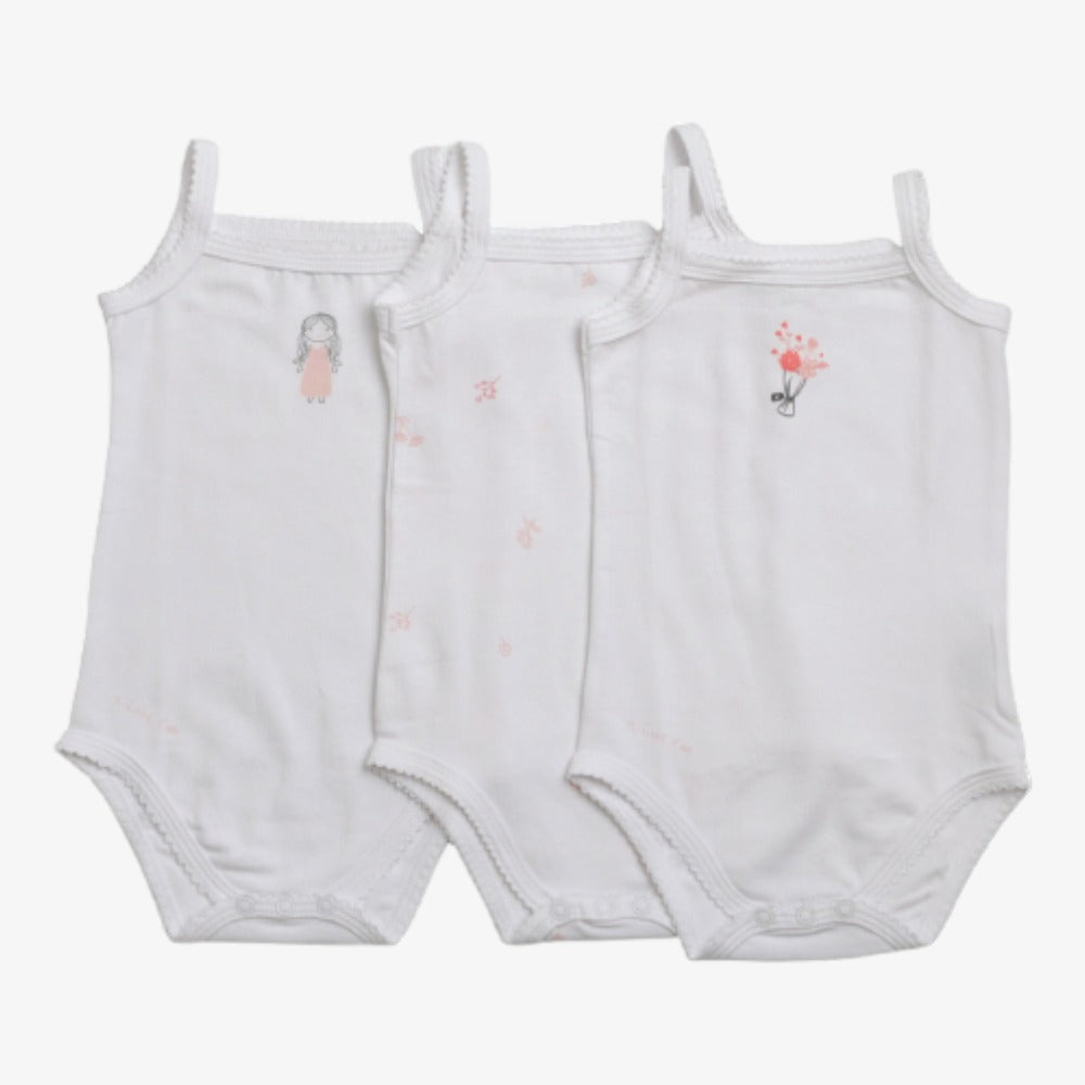 Sleeveless Undershirts 3PK - Girl