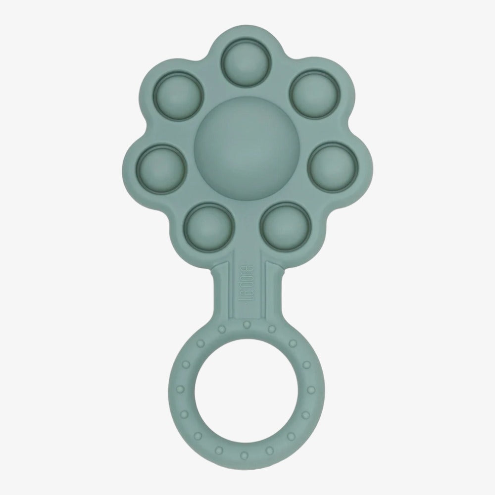 Pop-It Flower Rattle - Sage