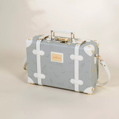 Leather Play Suitcase - Ocean