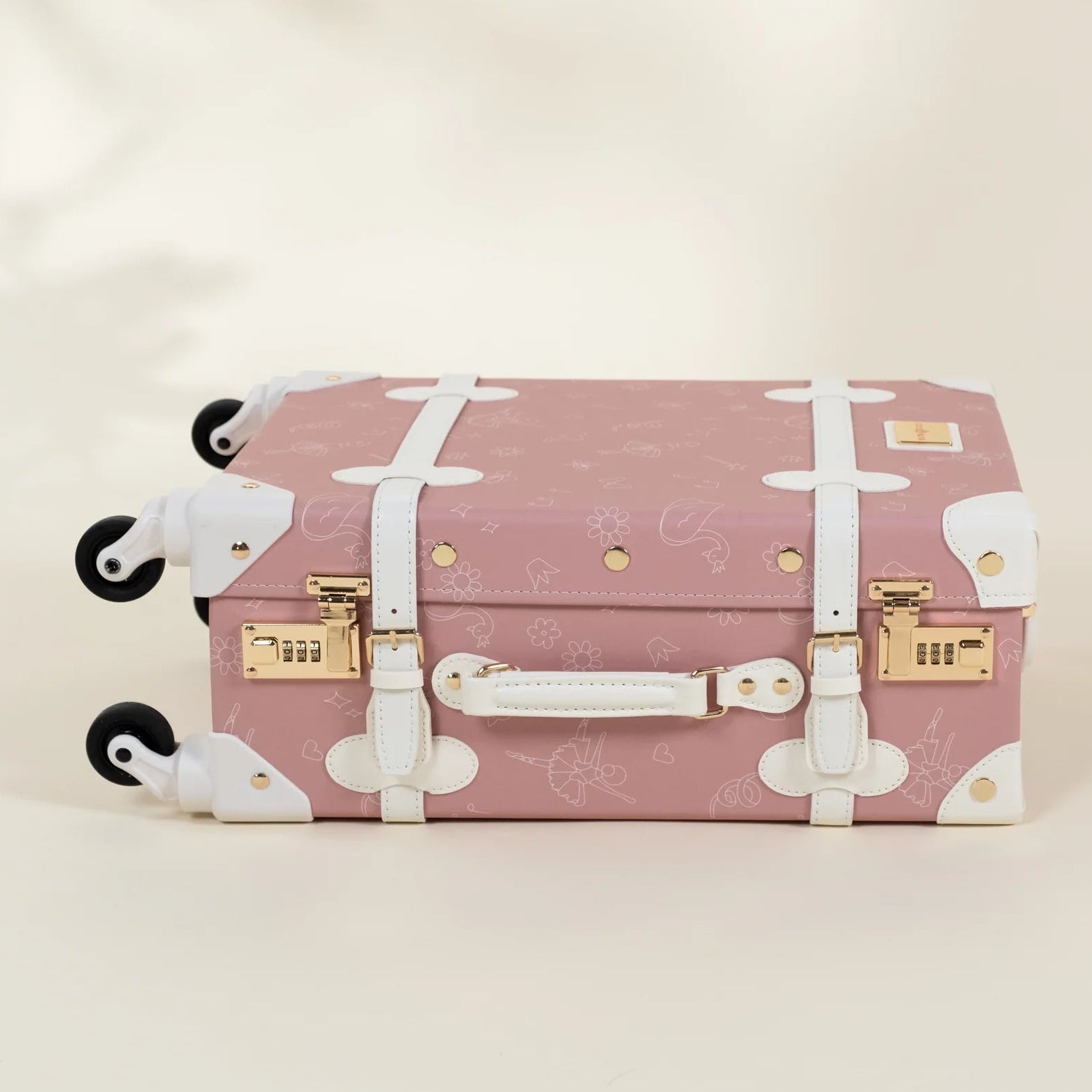 Leather Carry on Suitcase - Ballerina