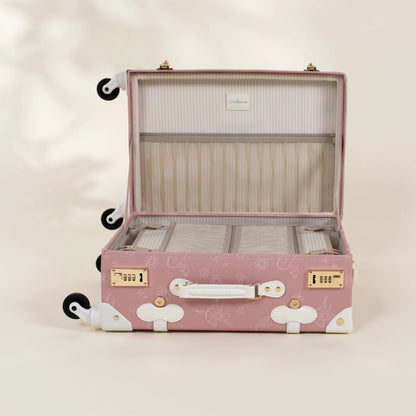 Leather Carry on Suitcase - Ballerina