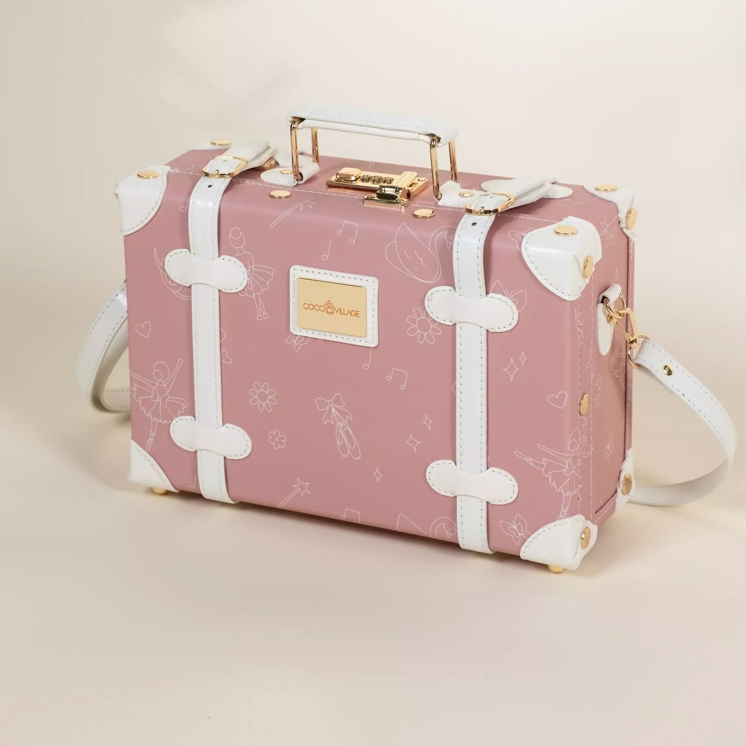 Leather Play Suitcase - Ballerina