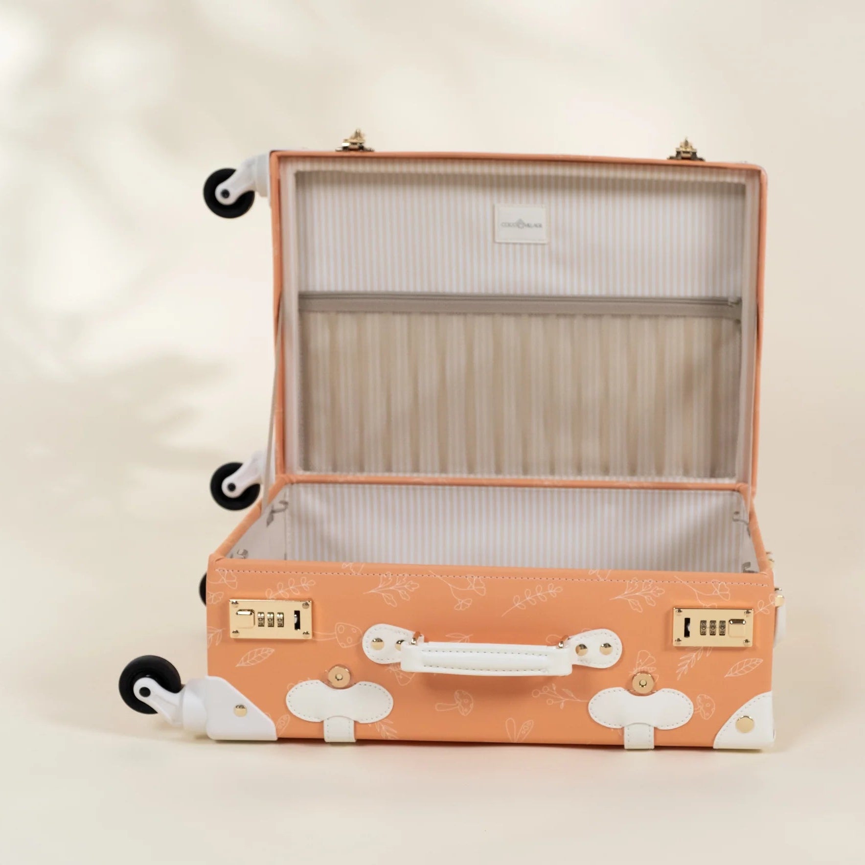 Leather Carry on Suitcase - Nature