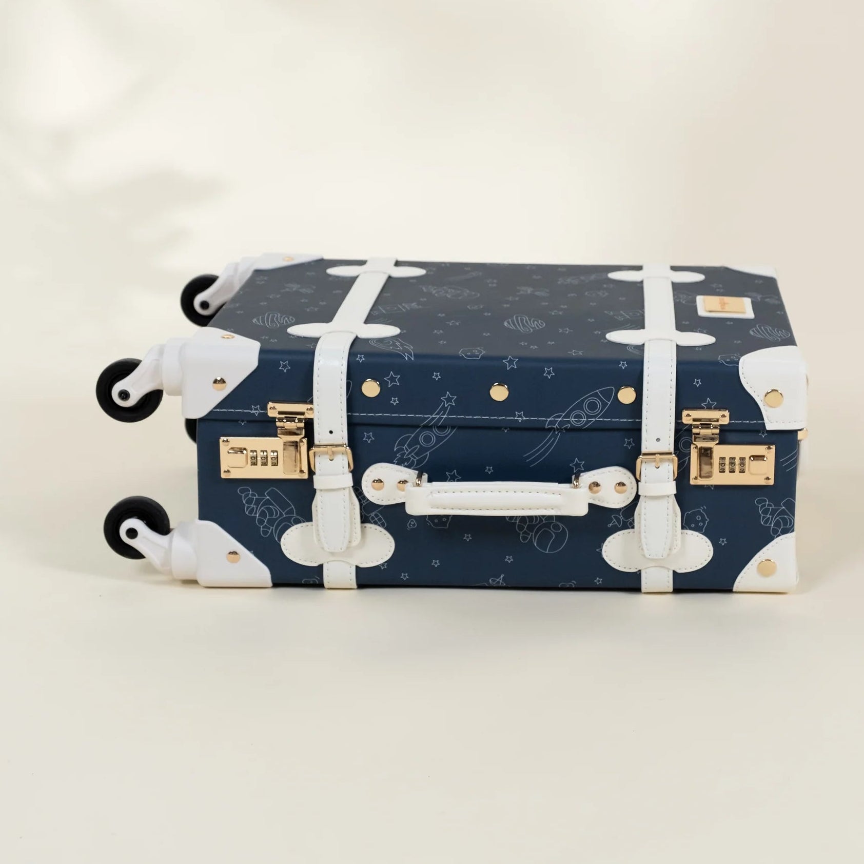 Leather Carry on Suitcase - Space