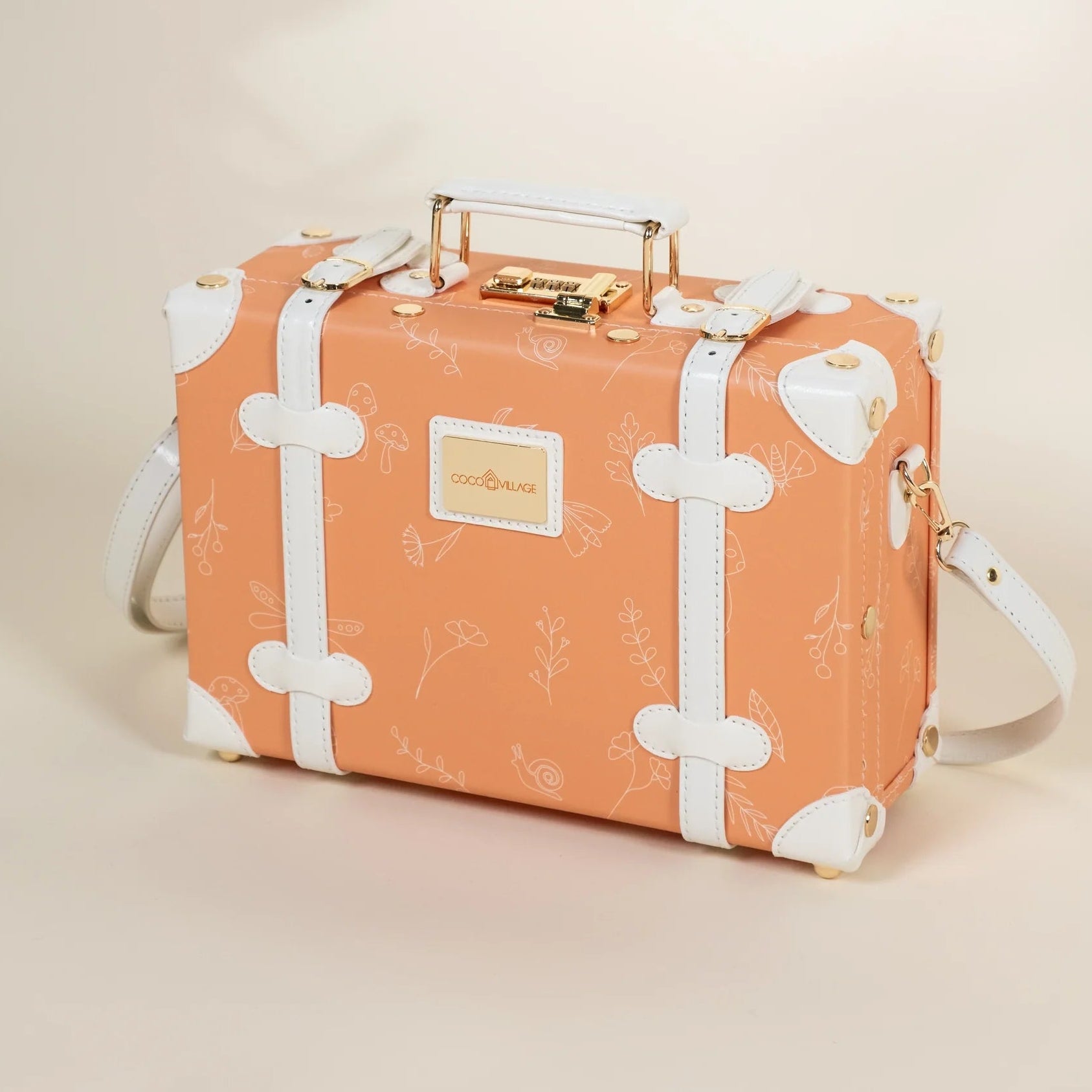 Leather Play Suitcase - Nature