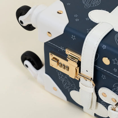 Leather Carry on Suitcase - Space