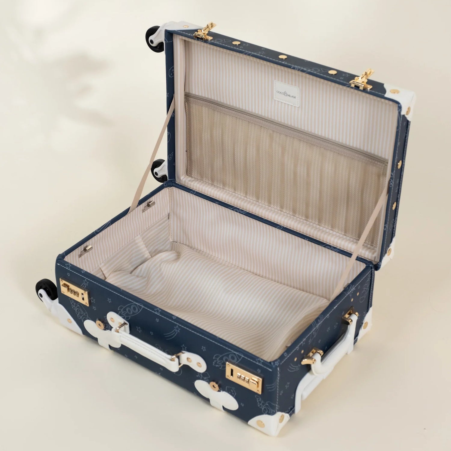 Leather Carry on Suitcase - Space